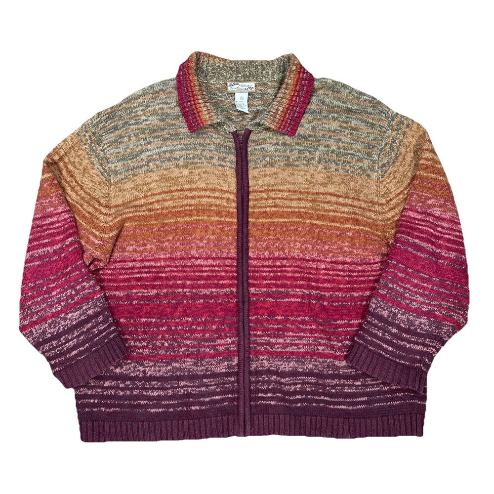 Heirloom Collectibles Women's Knit Cardigan Gradient Grandma Core Size 18/20